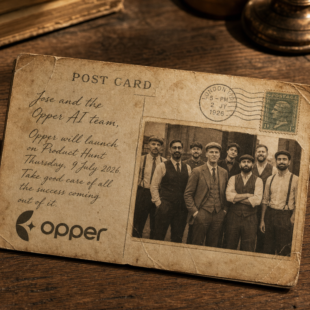 A close-up photograph focusing on an aged, weathered 1920s postcard r…